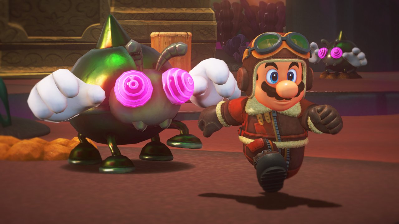 スーパーマリオ オデッセイ 新キャラクター キャッチムシ です その名の通り マリオが投げた帽子を大きな手でキャッチします T Co 3qtkeflslq Twitter
