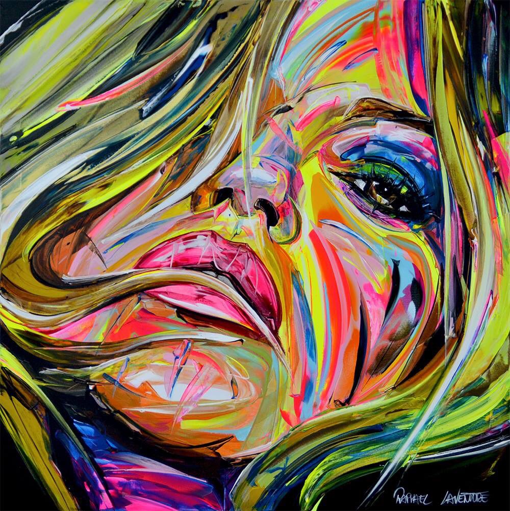 New painting « BEAUTY » (120 x 120 cm, palette knife). Soon at the <a href="/SamhartGallery/">SamhArt Gallery</a> 🇨🇭 ! #raphaellaventure #samhartgallery #swiss #gstaad #art #paint #painting #modernart #colors #woman #popart #artist #frenchartist #ibiza #canvas