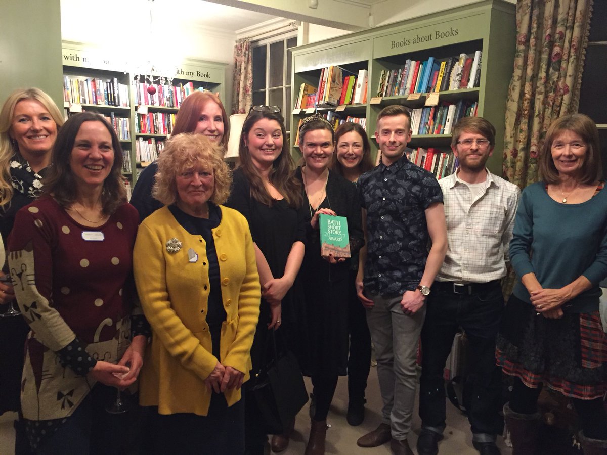 The BSSA 2017 anthology &amp; 2018 Award were launched at the fabulous <a href="/mrbsemporium/">Mr B's Emporium</a> Here’s a pic of the authors who read. More pics later @BathChron