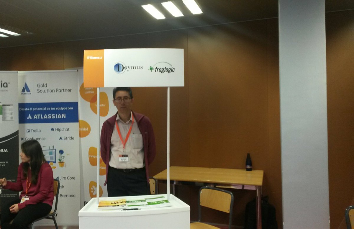 DoymusSI's tweet photo. Ya estamos en #VLCTesting17. Mostrando entornos de pruebas basados en #froglogic, #vectorcast, #absint, #squoring. https://t.co/xK51f4Ti4v