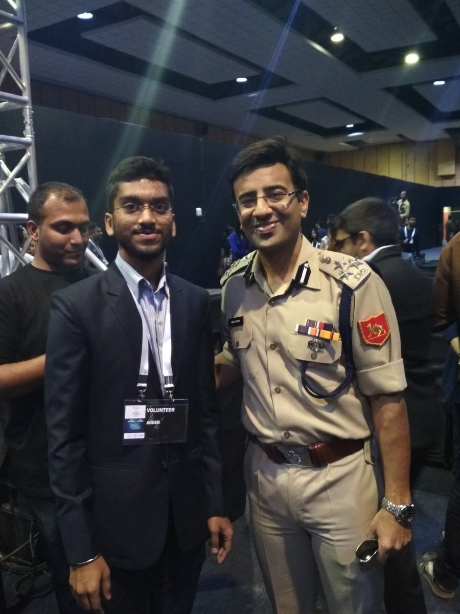 AkhilAgeer's tweet photo. The ever charming and inspiring Amit Lodha, DIG of BSF at Jaisalmer featured here talking about his experience at #BeyondBoundaries a #RoadtoGES event #INK2017 #thubhyd #Thub TV
Thanks A Lot Sir, pleasure having you :) https://t.co/DJrKnrYz8n