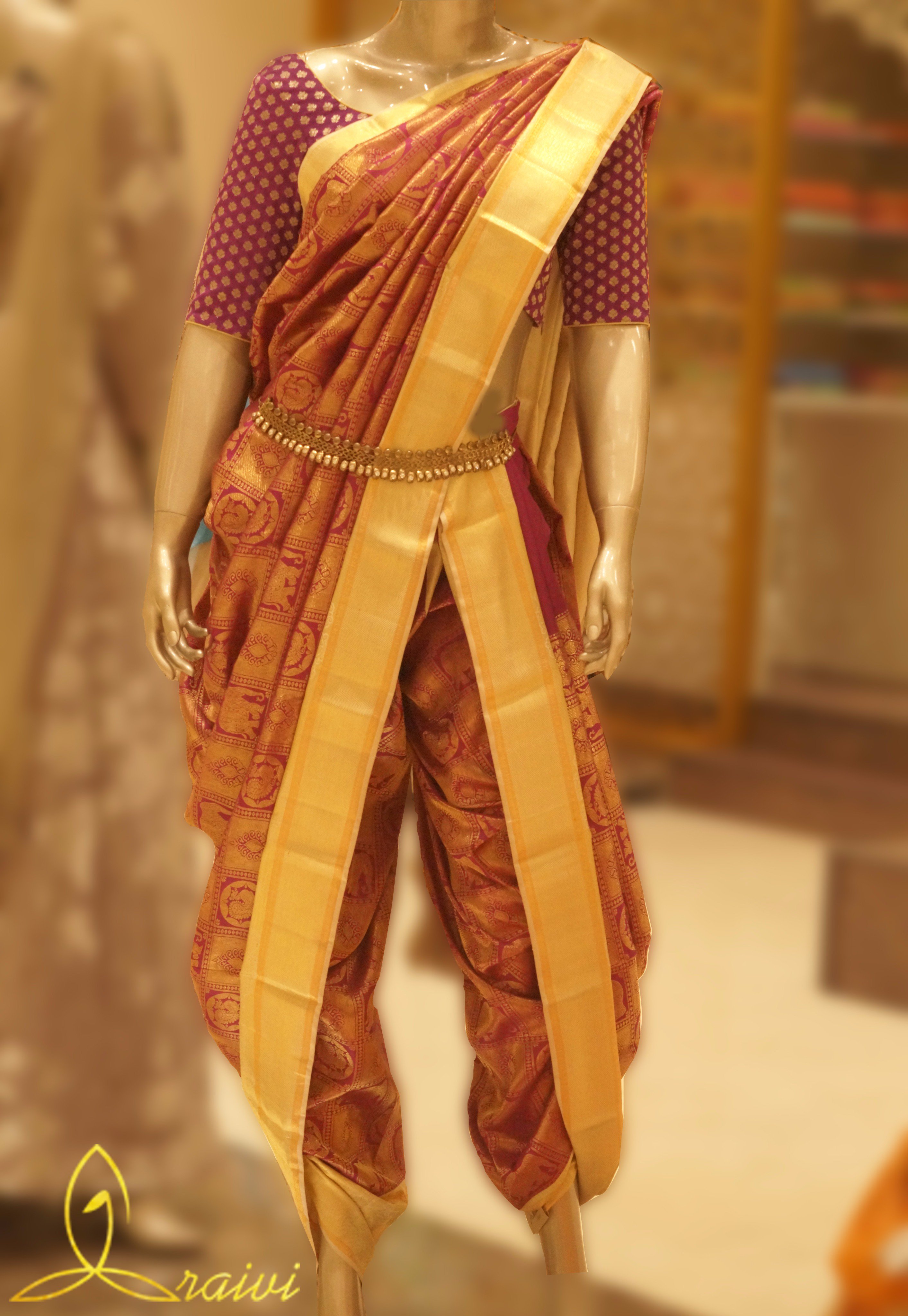 Iraivi Bridal Showroom on X: #IRAIVIDRAPINGSTYLE Gallant look