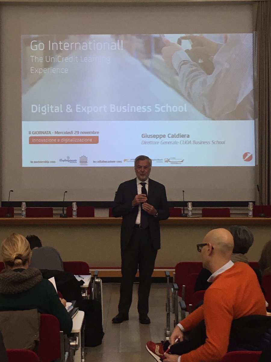 FondazioneCUOA's tweet photo. Oggi CUOA ospita la Unicredit #Digital & Export Business School #mycuoa #cuoadigital @UniCredit_PR https://t.co/mxWaOzUm2h