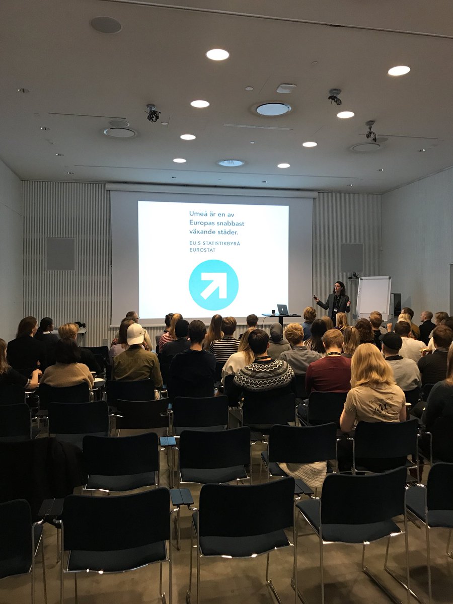 MatsReinhold's tweet photo. Arbetsmarknadsförmiddag för arkitekstudenterna vid Umeå universitet. Sweco, White arkitekter och Arkinova föreläser! #räkmacka https://t.co/0EumUaxAzP