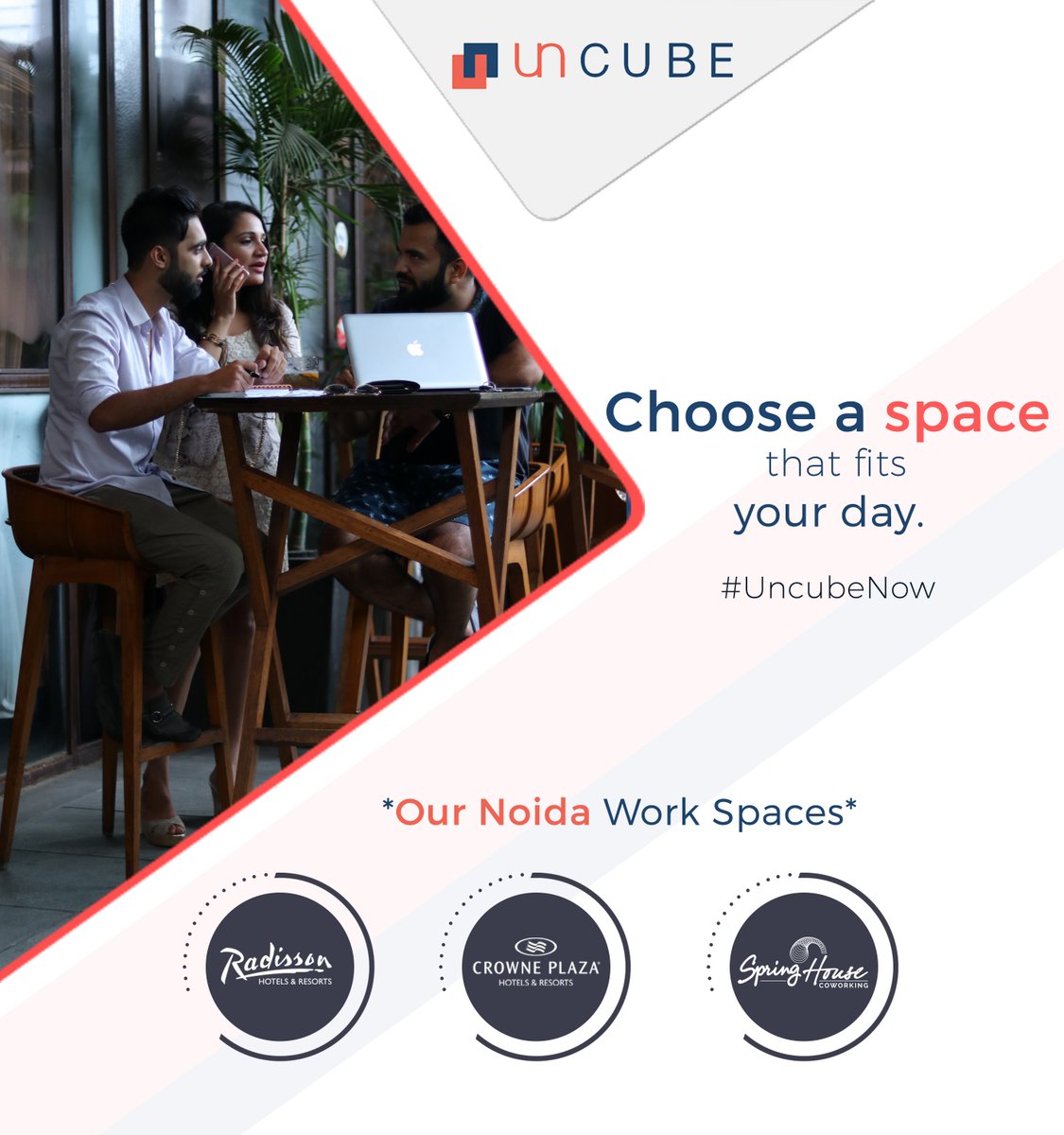 TheUnCube's tweet photo. A dedicated workspace just for you anywhwere you want. Break the monotony of work and get a special space for yourself with The Uncube. Now enjoy our workspaces in Noida and give your work experience a new meaning.
Visit https://t.co/JGoFX3P0as now 
#JoinTheNewShift #Noida https://t.co/5BMidc6S0E