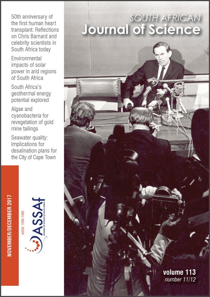 National Research Foundation of South Africa (@nrf_news) on Twitter photo The 1st study to identify highly visible #scientists in #SouthAfrica. bit.ly/2Al1oVU In total, 211 scientists – less than 1% of SA's scientific workforce – were identified as visible in public sphere.
By <a href="/marinajoubert/">Marina Joubert</a> & Lars Guenther in <a href="/SAJS_Official/">SAJournalofScience</a>. #SAresearcher The 1st study to identify highly visible #scientists in #SouthAfrica. bit.ly/2Al1oVU In total, 211 scientists – less than 1% of SA's scientific workforce – were identified as visible in public sphere.
By <a href="/marinajoubert/">Marina Joubert</a> & Lars Guenther in <a href="/SAJS_Official/">SAJournalofScience</a>. #SAresearcher