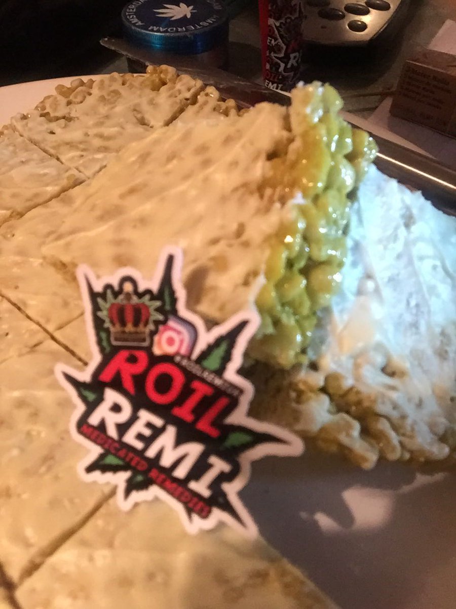 RoilRemi's tweet photo. Roil Remi Rice Krispy CoCannaOil Cereal bars https://t.co/zVRK3RveQR
