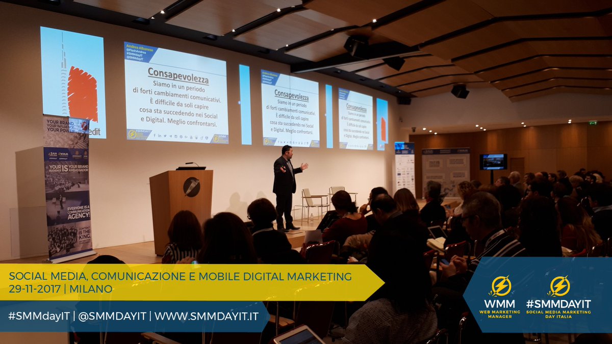 smmdayit's tweet photo. L'importanza del confronto, uno dei valori base della community #SMMdayIT https://t.co/m6gwrgrYp9
