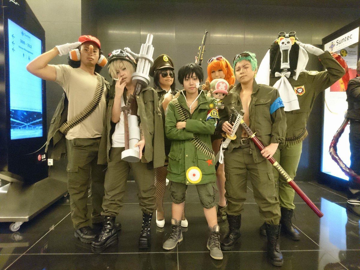 danshinjiko's tweet photo. my #OnePiece #afasg2017 team is amazing. i love. https://t.co/Hx4jGbPLsx
