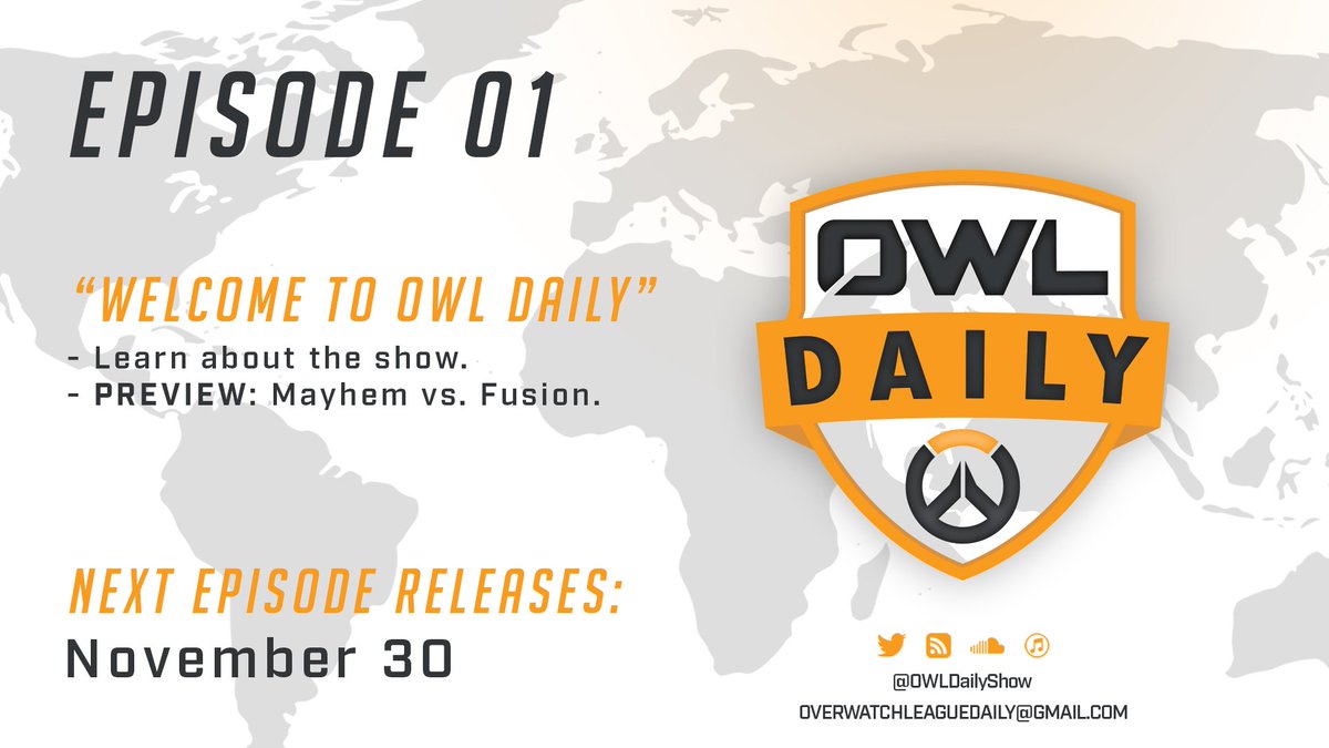 tactical_crouch's tweet photo. The inaugural episode of OWL Daily is live now!

On this episode we discuss @FLMayhem vs. @PHL_Fusion
with @SideshowGaming, @BrenCasts, and @SeamooseA!

Libsyn: https://t.co/pgdG7fRH91
YouTube: https://t.co/XXd1G6oJOK
iTunes: https://t.co/1TZF6hj2bo https://t.co/H707jxCtAB