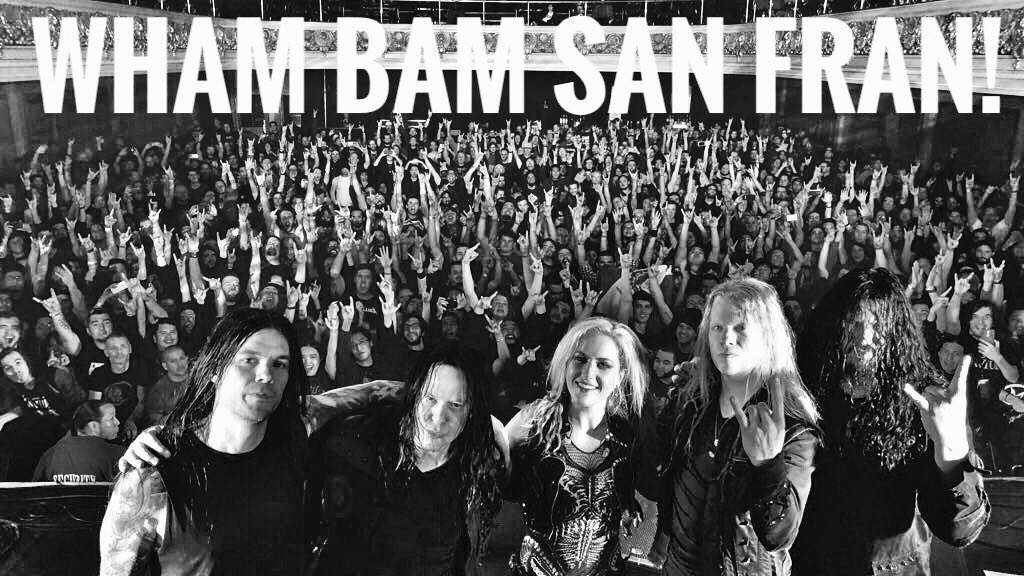 archenemymetal's tweet photo. San Francisco was awesome! Tomorrow we play Los Angeles at the The Wiltern!))

#archenemy #willtopower #willtopowertour #michaelamott #alissawhitegluz #danielerlandsson #sharleedangelo #jeffloomis #tourlife #northamericantour #sanfrancisco https://t.co/iA2hkmJCSF