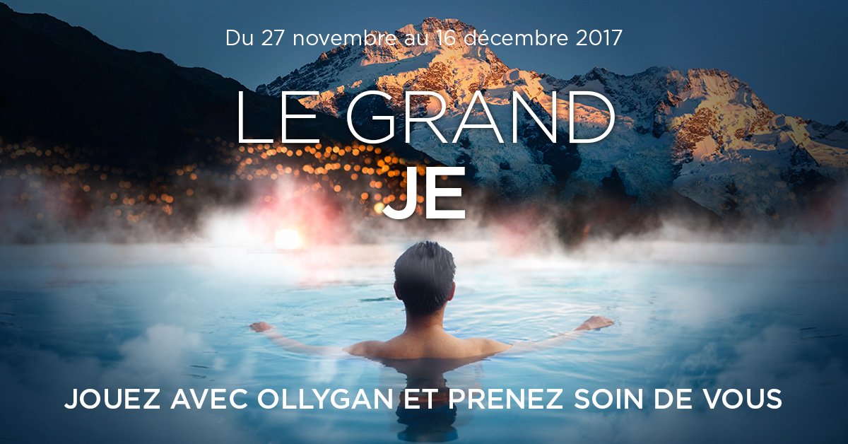 OllyGanCom's tweet photo. JOUEZ AVEC @OllyGanCom ET PRENEZ SOIN DE VOUS
   
Participez à notre “Grand Je” et gagnez peut-être un séjour détente et bien-être à la montagne ou l’un des nombreux lots mis en jeu.

JOUEZ ICI: https://t.co/yl2OzTBicu
Ou Rendez-vous dans votre boutique préférée https://t.co/HY7FbpJkBV