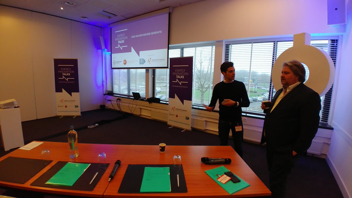 NickBijlsma's tweet photo. Energy Innovation Talks zijn in voorbereiding. Jury Ruud Koornstra @RuudvanTendris is er al! #wtse2017 #EIT17 https://t.co/7MHeCBzEwW