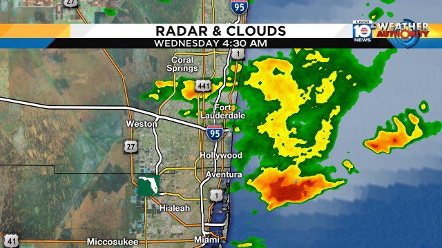 It is a wet start to your Wednesday! Grab the rain gear you may use it from time to time today https://t.co/YxuqCUj9Vh