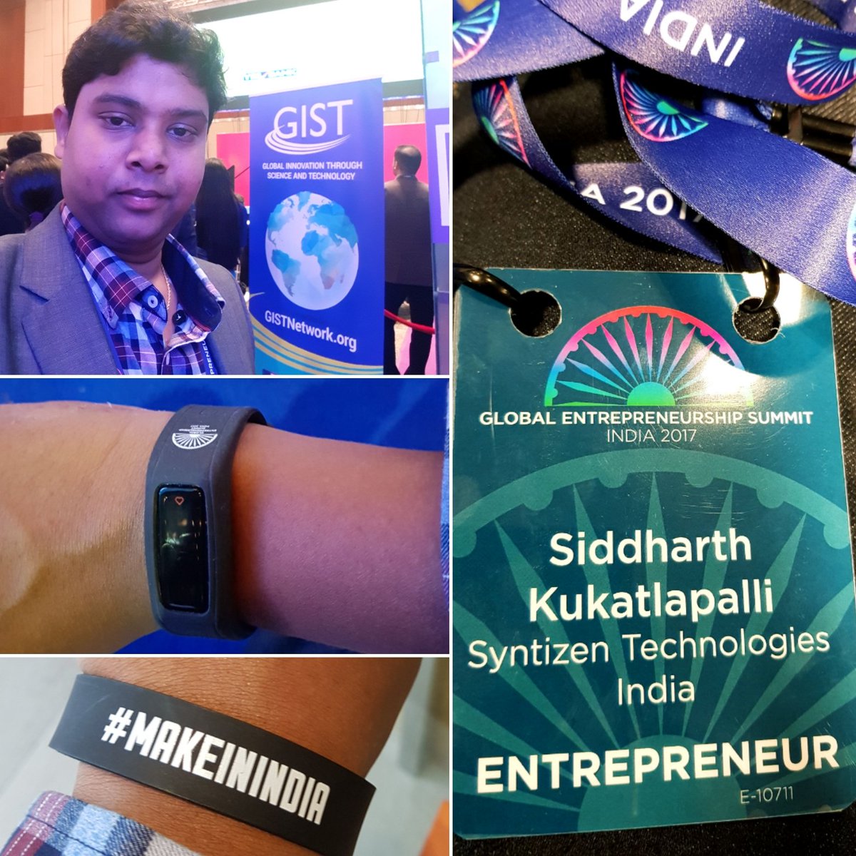 sidsrinivas's tweet photo. #GES2017 . Wonderful platform for Networking, Investor Connect and PR. #Syntizen @GES2017 @THubHyd https://t.co/MGu3JCSykB
