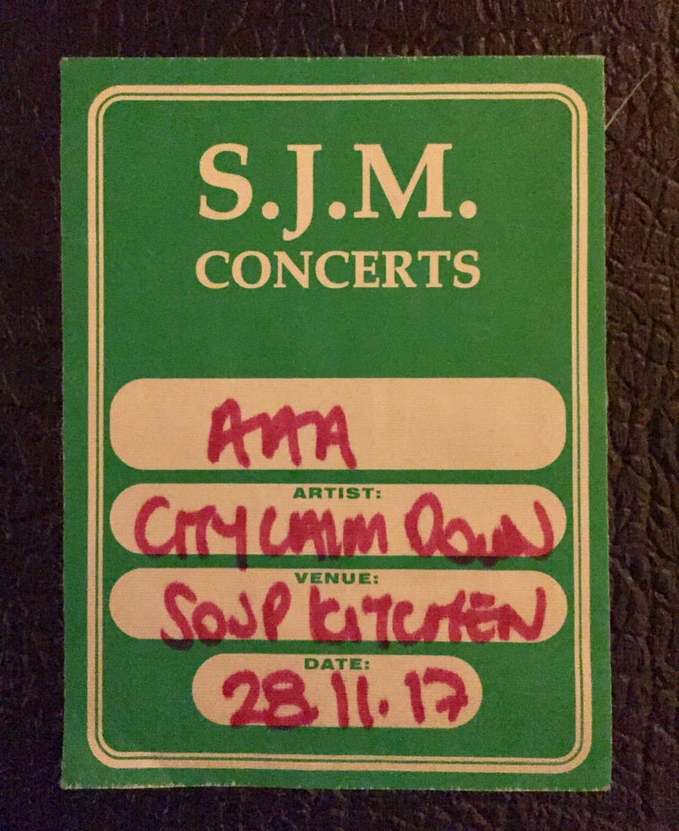 Big thanks to everyone who came down to see us play @soupkitchenmcr last night and thanks to the <a href="/CCDMUSIC/">City Calm Down</a> boys for being so awesome. 

Good luck with the last show of the tour guys!