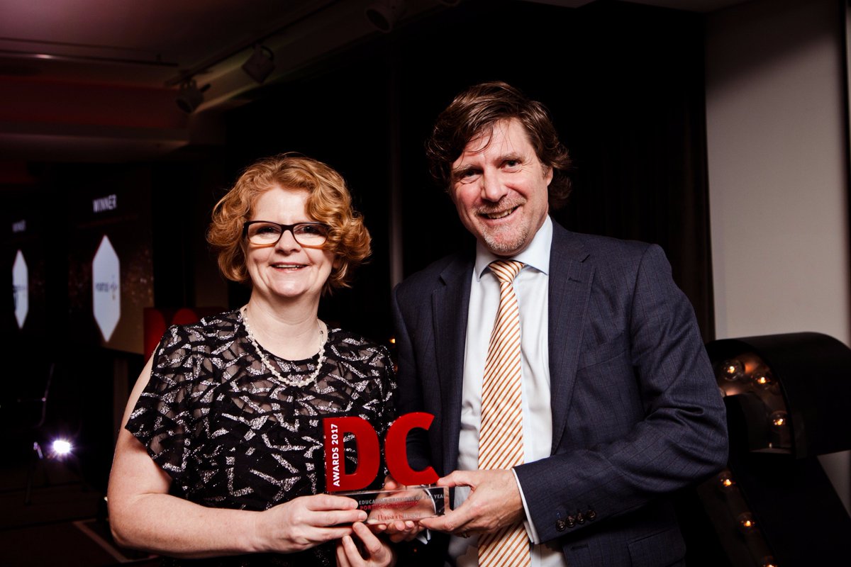 PortusConsult's tweet image. David Dolding collects our Financial Education Provider of the Year award at the #DCAwards2017 @PensionsInsight bit.ly/2iiSL9s