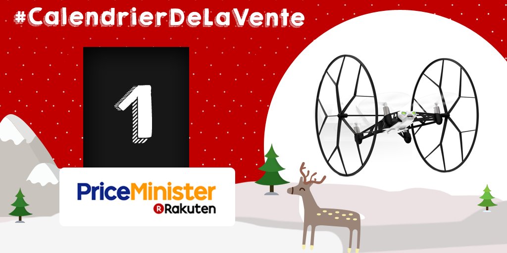 RakutenFrance's tweet photo. #Concours #CalendrierDeLaVente

🎅🎁 Tous les jours à 10h et jusqu'au 24 Décembre, ouvrez avec nous une case du #CalendrierDeLaVente ! 🎁🎅 

Pour la Case #1 tentez de gagner un Drone Parrot Rolling Spider ! 🚀

#RT + #Follow | TAS le 04/12/17 https://t.co/Sg182d4IcX