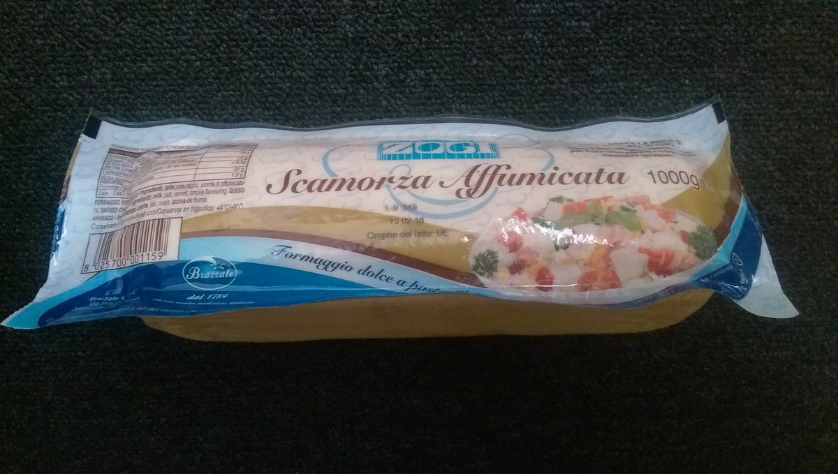 Just arrived from Italy, Smoked Scamorza in a 1kg pack. For more information contact our Sales office or one of our Sales Managers at  01-4090400.