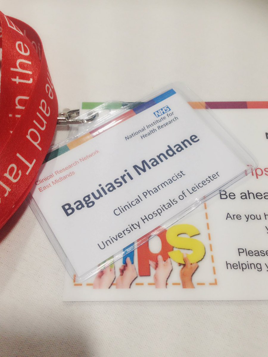 BaguiasriM's tweet photo. #RF17 @NIHRCRNEastMids @OfficialNIHR #researchenvoy https://t.co/i3zjtUR8LZ