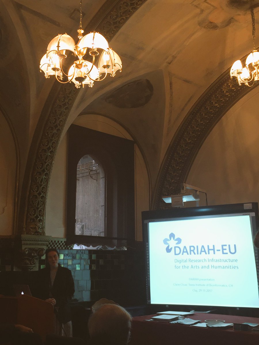 Learning about <a href="/DARIAHeu/">DARIAH-EU | @dariaheu.bsky.social</a> from @cclivaz and we will soon welcome the scholarship winners for #DH projects
