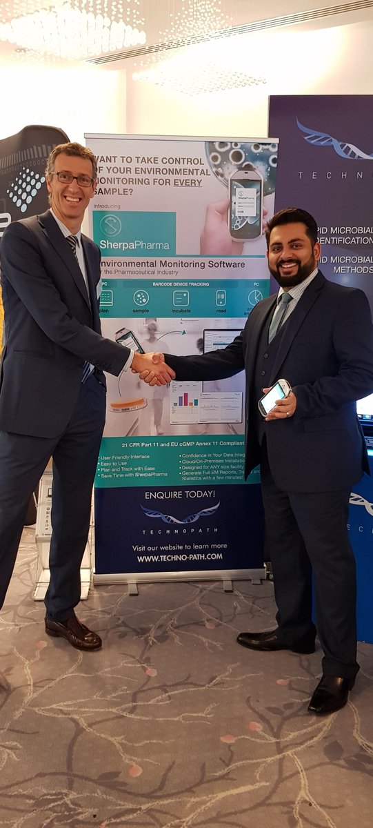 Attending Pharmig's <a href="/PharmaMicro/">Pharmig</a> annual conference this week?  Visit our Stand 18 and meet the team Miten Patel and Jonathan Malkin.  Let us introduce our new software solution for managing the Environmental Monitoring Process in a Pharmaceutical Company from SherpaPharma.