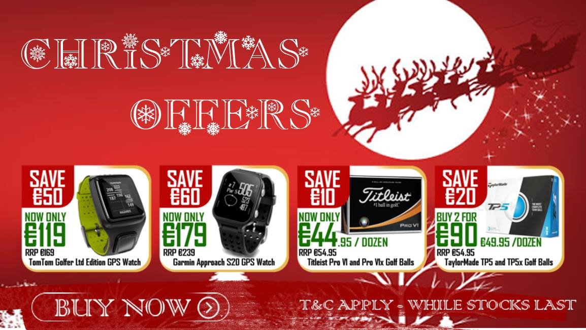 McGuirksGolf's tweet photo. #Christmas Offers - @TomTom   Golfer Ltd Edition Now €119 (RRP €169) - @Garmin Approach S20 GPS Watch Now €179 (RRP €239) - @Titleist Pro V1/V1x Golf Balls Now €44.95 (RRP €54.95) - @TaylorMadeGolf TP5/TP5x Golf Balls Now €49.95 or 2 for €90.  >> https://t.co/MGVndKSWVe https://t.co/L3qL4FEa8p