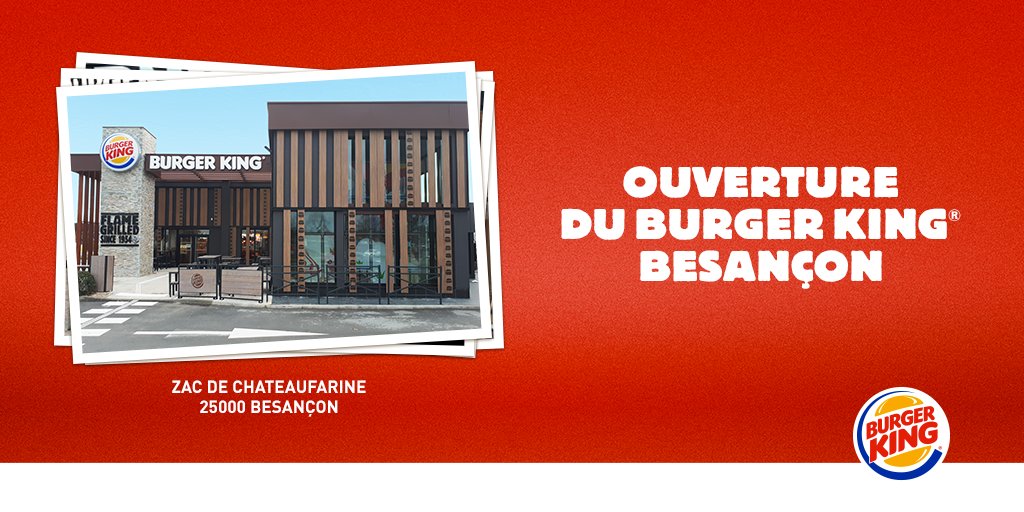 Le WHOPPER® continue son tour de France, bonjour Besançon.