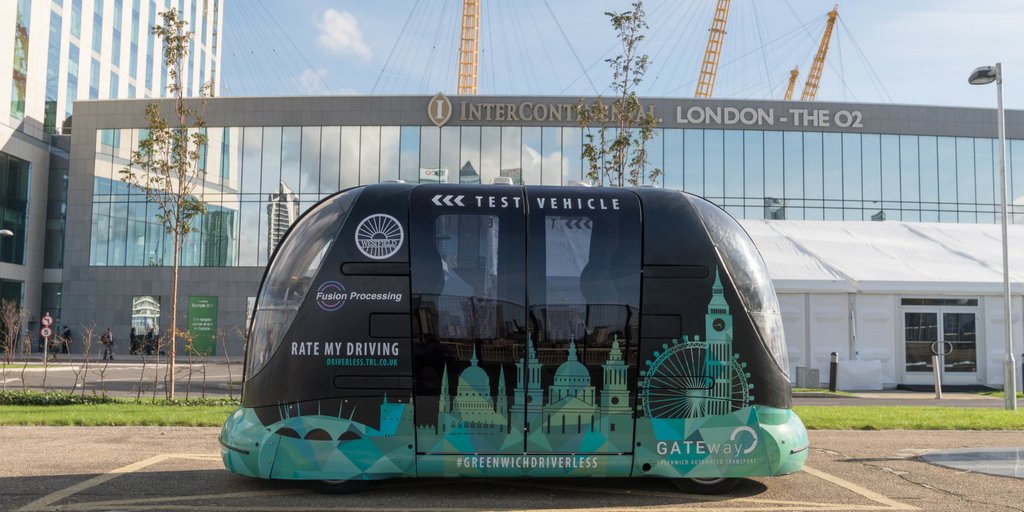 Spotted one of our #driverless vehicles in #Greenwich? Let us know what you think gateway.commonplace.is #greenwichdriverless