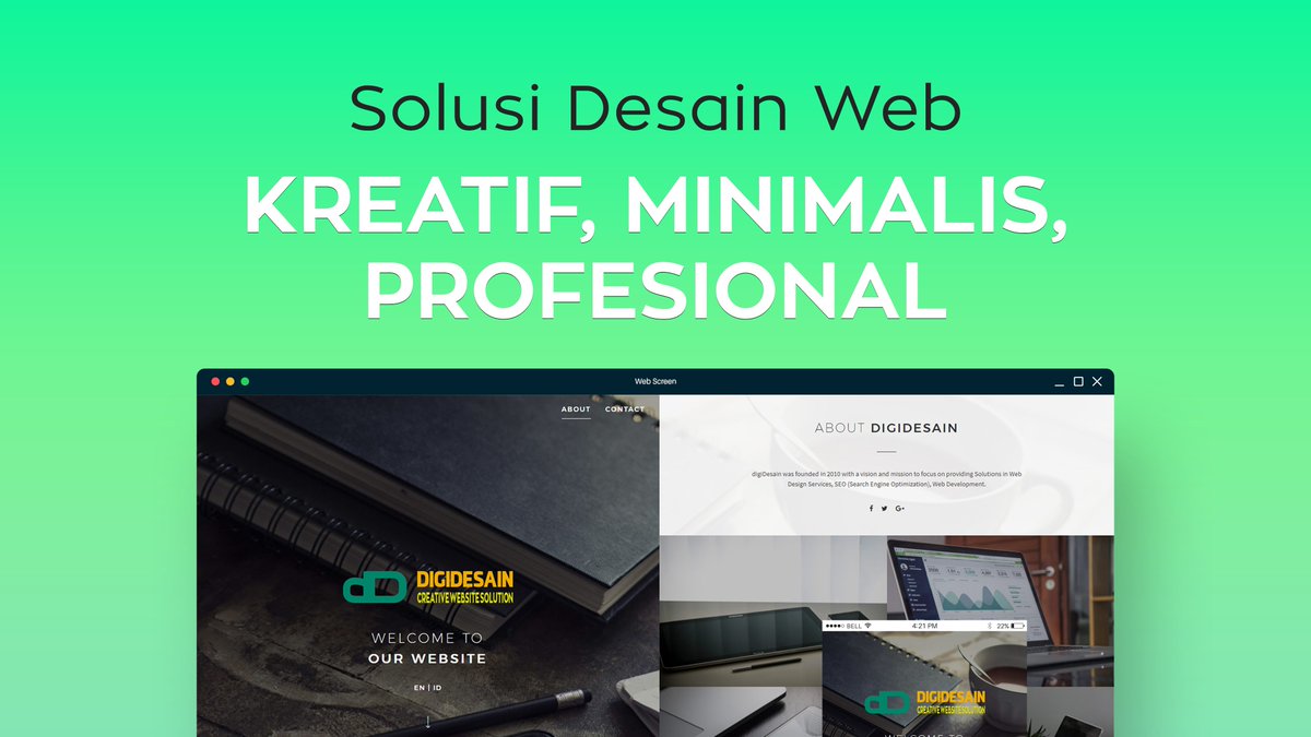 #DesainWeb kreatif, minimalis &amp; profesional menjadi langkah utama dalam meningkatkan trafik situs web Anda.
goo.gl/vXTtUH #WebDesign #WebDevelopment #PengembanganWeb