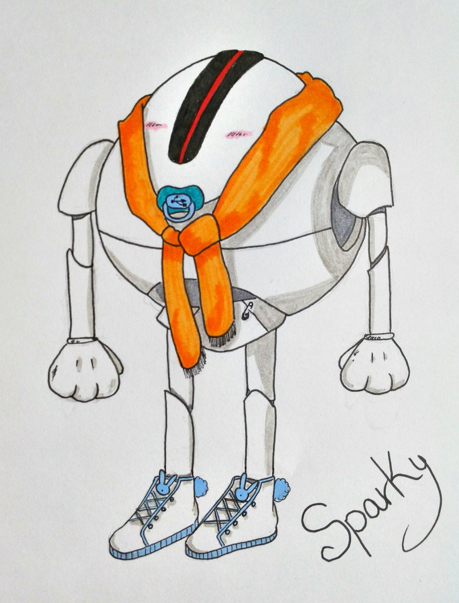ChaoticGamesDev's tweet image. Hoy os presentamos a Sparky, un bebé robot que con su bufandita y su chupete USB parece inofensivo, pero que no os engañe porque tiene un arsenal de armas tomar #GameDev #GameDesign #IndieDev #3KSC