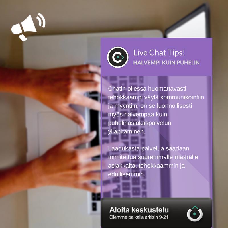 FinnchatFI's tweet photo. Chat on paaaaljon kustannustehokkkaampi vaihtoehto kuin puhelinpalvelu! ⭐️  https://t.co/7V8WQDqX5E #LiveChatTip #Finnchat #Chat https://t.co/NPugZx9xz5