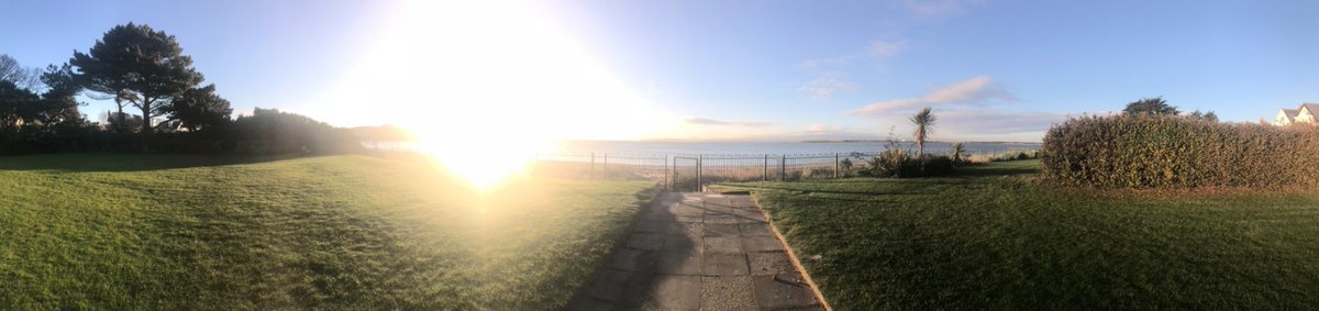 Stunning morning. Check out the view from our garden overlooking the sea. #VisitHowth #Fingal #Sutton #Dublin