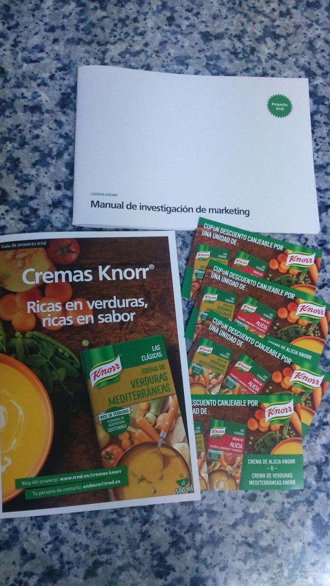 Ya tengo mi kit Deseando degustar las #CremasKnorr  #GraciasKnorr