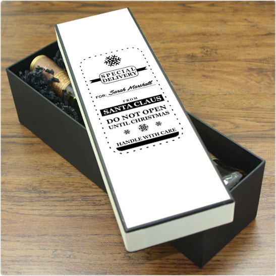 ChampagneStore's tweet image. New Christmas boxes now available to order. A great way to personalize any bottle of champagne. #christmasgifts #ChristmasIsComing #christmasgiftideas #champagne