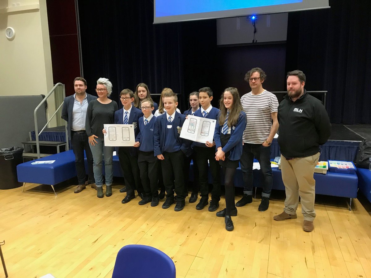 Congratulations to the two winning teams from <a href="/Stirling_High/">Stirling High School</a> S2 pupils who took part in the Digital Schools  Challenge #digitalskills