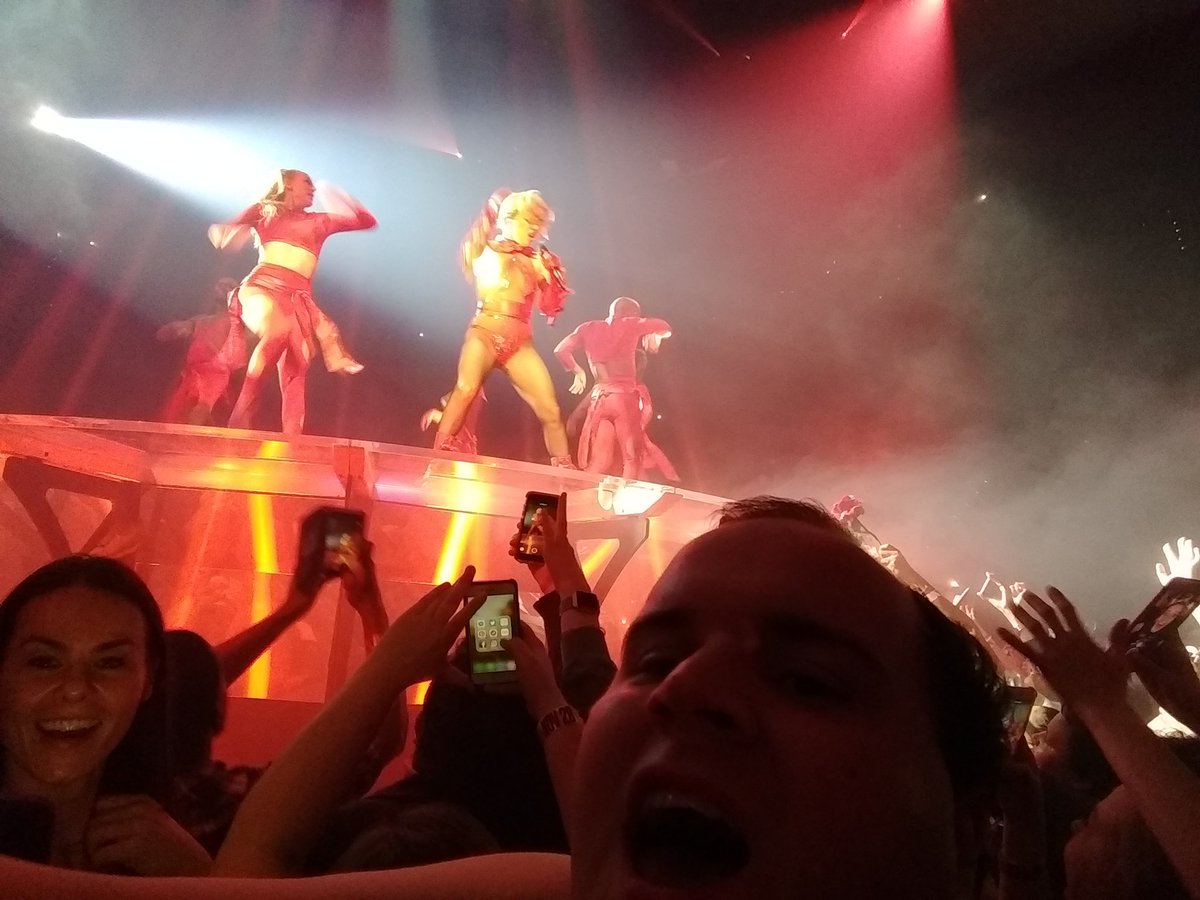 vanfarley's tweet image. I was this close at the Lady Gaga concert and it was the best night of my life