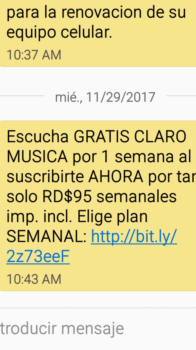 robertoarojas's tweet photo. Entonces yo tengo que pagar el servicio a @ClaroRD y además recibir publicidad como si fuera gratis el servicio https://t.co/T9WD70Q3J7