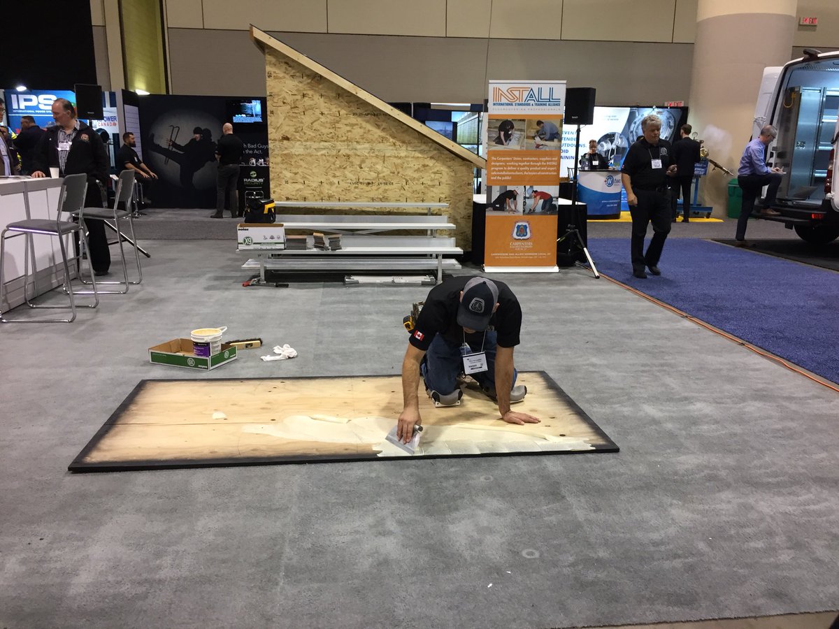 ManningtonTO's tweet photo. #PMExpo  Come learn how to install flooring product at the INSTALL booth. https://t.co/1PLfpJLIBB