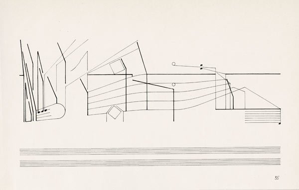 Page 35 of Cornelius Cardew's Treatise, 1964ish #corneliuscardew