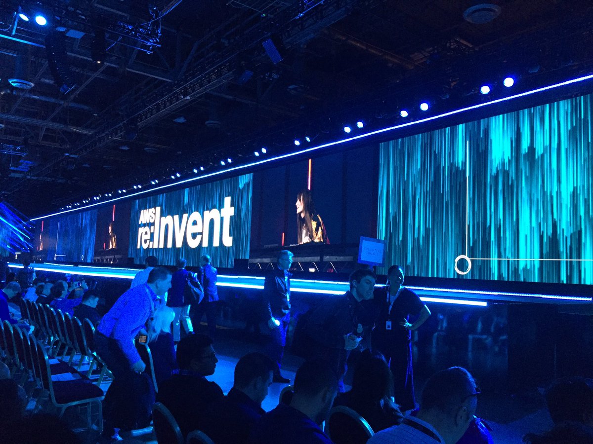 pritamddev's tweet photo. At Andy Jassy's Keynote at AWS re:Invent 2017 https://t.co/hWwgPS2os7