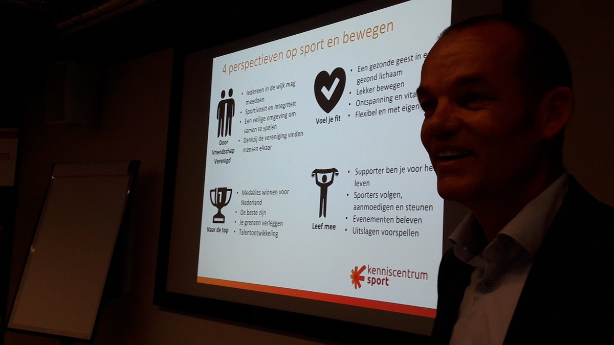 4 toekomstperspectieven voor de sport. <a href="/ArendsHans/">Hans Arends</a> van @KCsportnl vertelt er aan sportbonden in <a href="/Deweerelt1041/">Deweerelt</a>