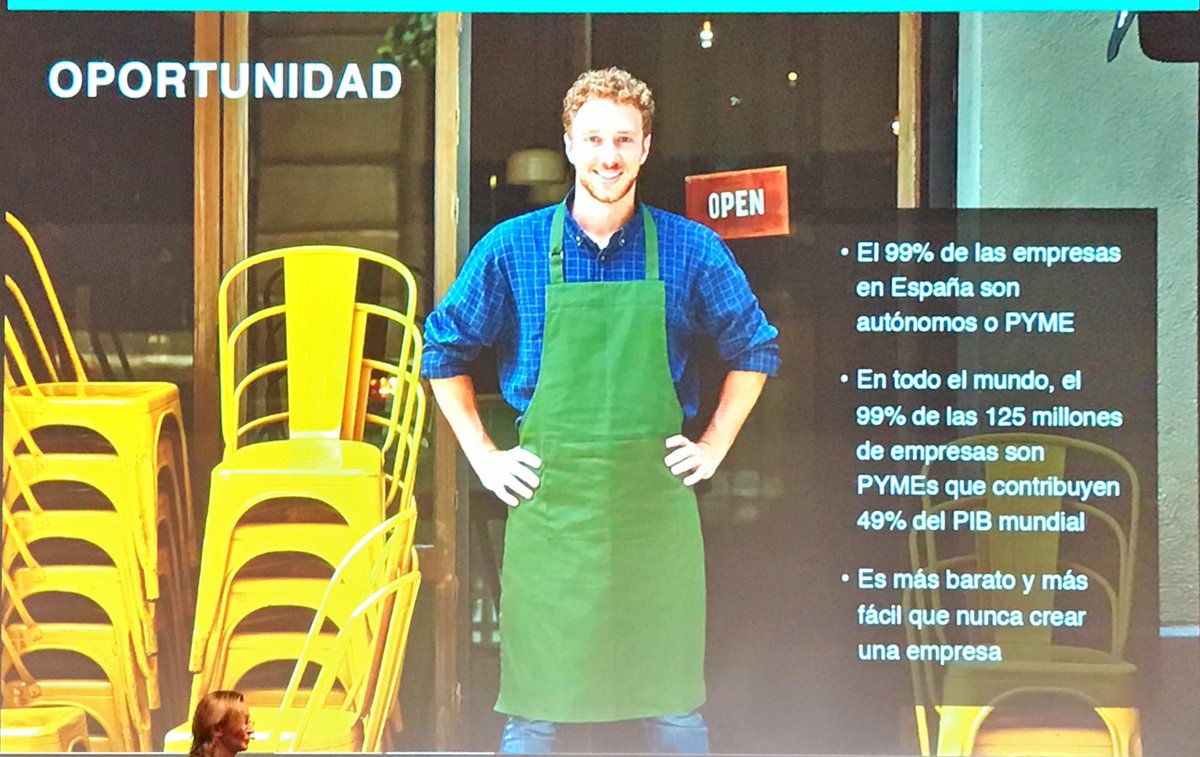 CanalPDA's tweet image. En la brecha entre la banca de particulares y la corporativa están las pymes, que son el 99% de las empresas y generan la mitad del PIB, dice @StrandsRecs en #eurecatMobile17