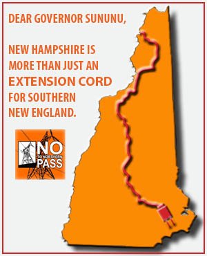 NOTONP's tweet image. The needs of Massachusetts should NOT be placed above the protection of New Hampshire. If #NorthernPass moves forward, MA gets nearly all of the electricity; NH gets all the negative impacts. It’s about time our Governor stands up for NH: NotoNorthernpass.com/ACTION
