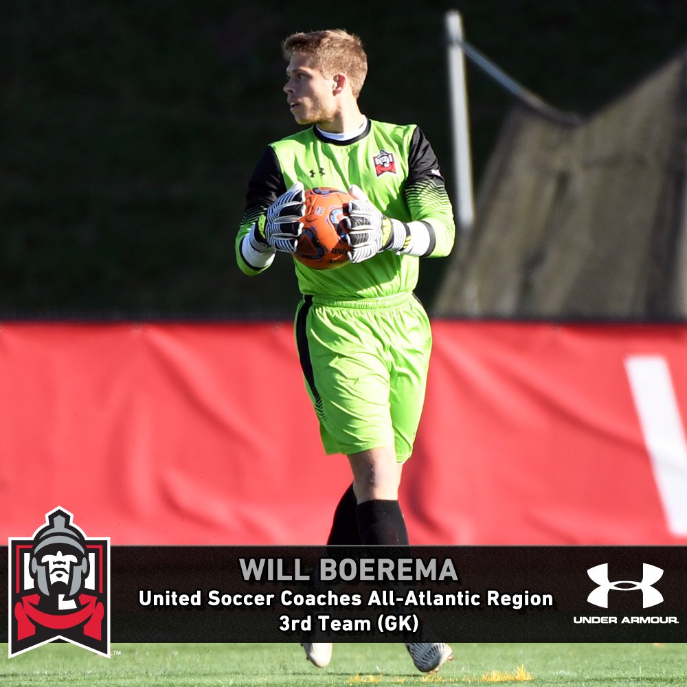 ESUWarriors's tweet photo. MSOC: Christian Bukowski (1st team, M), Keelby Espinola (1st team, B), Eddy Enowbi (1st team, F), Will Boerema (3rd team, GK) named @UnitedCoaches All-Atlantic Region performers. Full story: https://t.co/RkbLyXEvlr https://t.co/lBT6EkmVvf