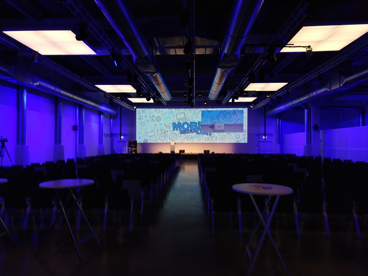 saschawolter's tweet photo. arrived early #MMD17 and the empty room did scare me a little. but luckily it was packed during my session (I hope @MobileMediaDay will tweet some photos). thank you so much for having me. great attendees. great organizers. https://t.co/X2UofCa6cL