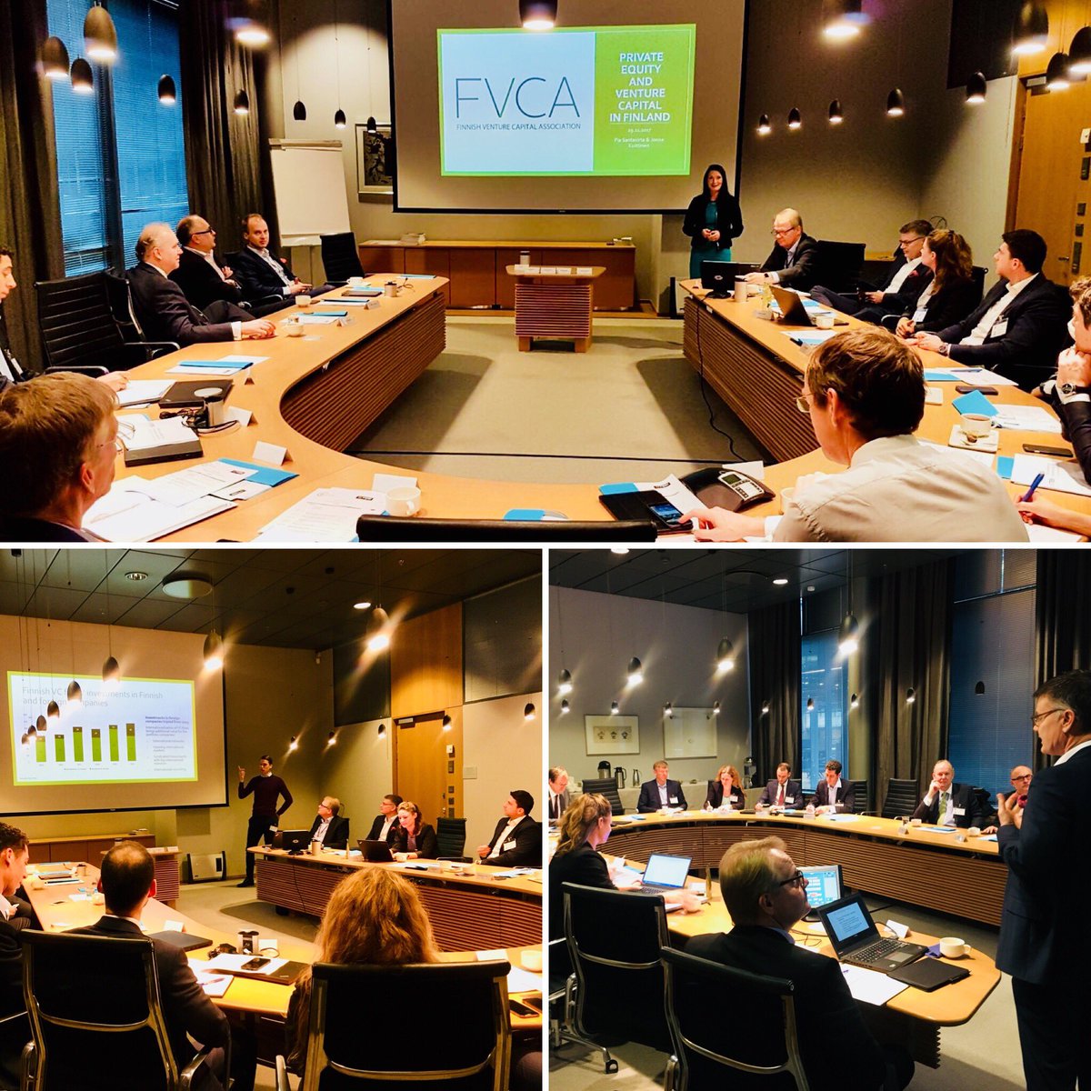 FVCAfi's tweet photo. FVCA on the road ahead of #Slush: Welcome European Venture Fund Investors Network #EVFIN to Finland and #slush17! #vc @PiaSantavirta @jonneku @JaniSasse @HGrundsten @TesiFII https://t.co/7BaoRpzQzv