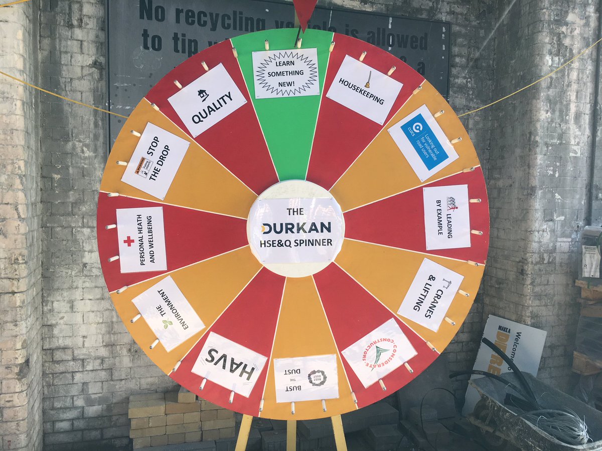 ccsbestpractice's tweet photo. Thanks to @DurkanUK for submitting an entry on their HSEQ spinner https://t.co/r7zdTBShQH #ccshub https://t.co/qFagOwothE