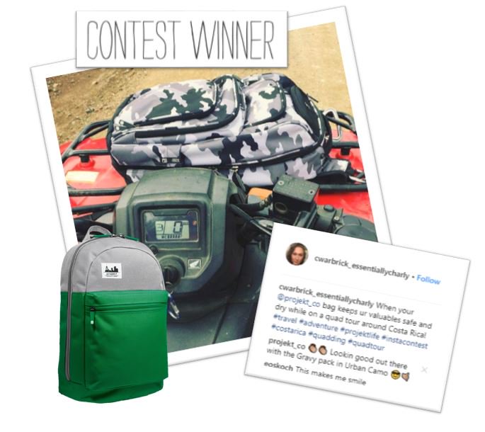 Congrats to @cwarbrick_essentiallycharly on winning the <a href="/projekt_co/">Projekt</a> #instagram #projektlife contest!!! 🎉 We hope you enjoy your new Klark backpack!! #winning #lifeisaprojekt #packaccordingly #travel #adventure #nomad #vanlife #gypsylife #lifeontheroad #roadtrippin 🛫🚂🚊🛳🛶🏝⛰