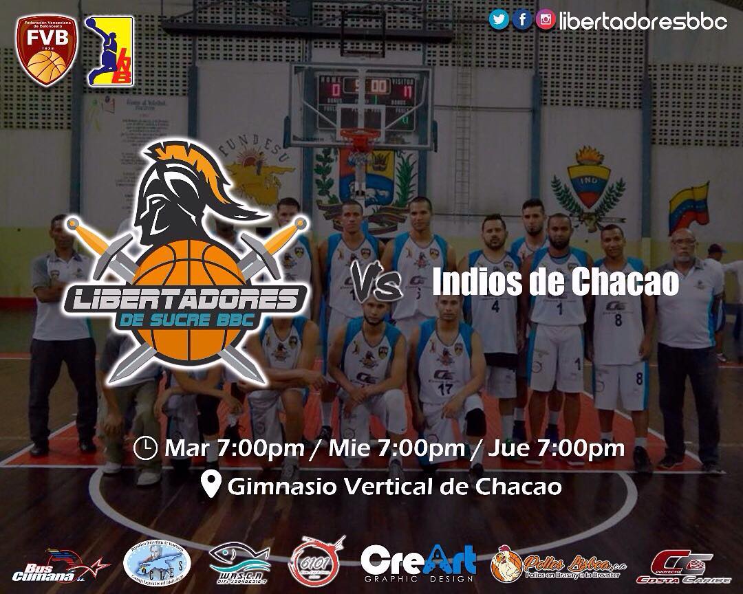 Libertadoresbbc's tweet photo. Ayer a las 7:00 pm Jugamos ante Indios Chacao en el Gimnasio Vertical de @indiosdechacao donde logramos el pase a la final Logrando Barrer la serie..
#Libertadoresbbc #UnetealaBatalla https://t.co/EuD7lokpeL